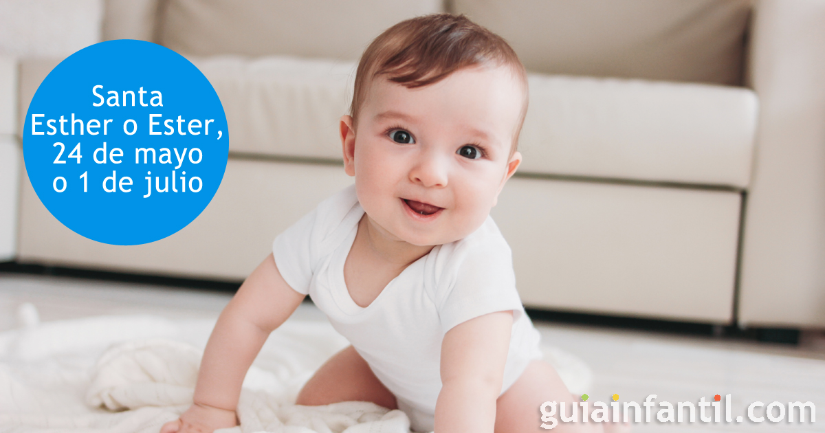 El 1 de julio y 24 de mayo es Santa Esther o Ester