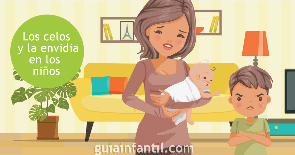 Cuando los niños son celosos o envidiosos