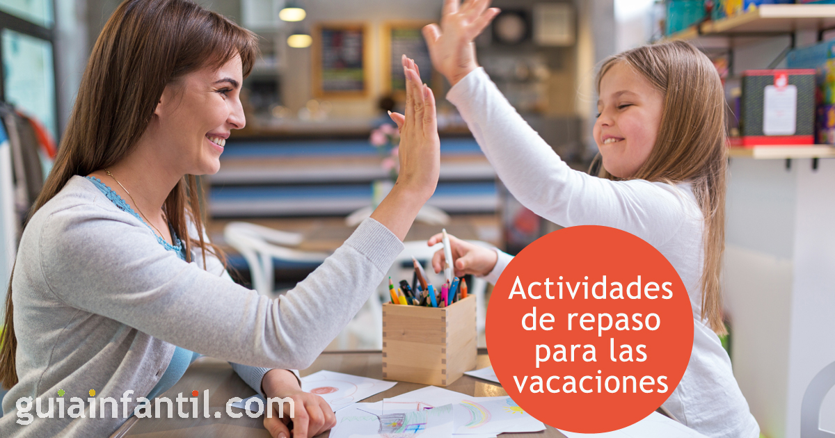 Actividades para niños en vacaciones