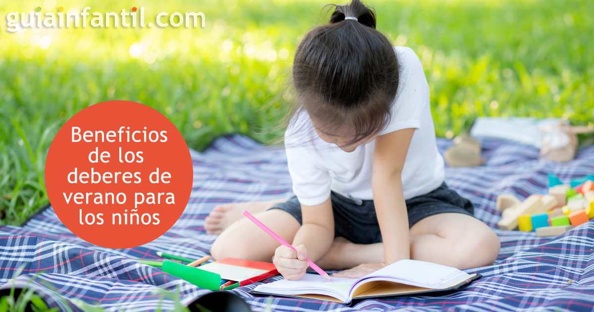 Beneficios de los deberes de verano para niños