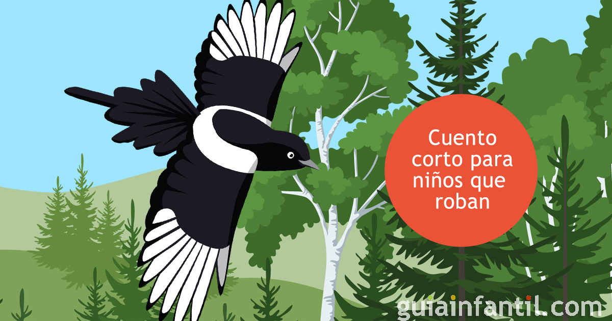 Cuento infantil sobre la urraca Paca