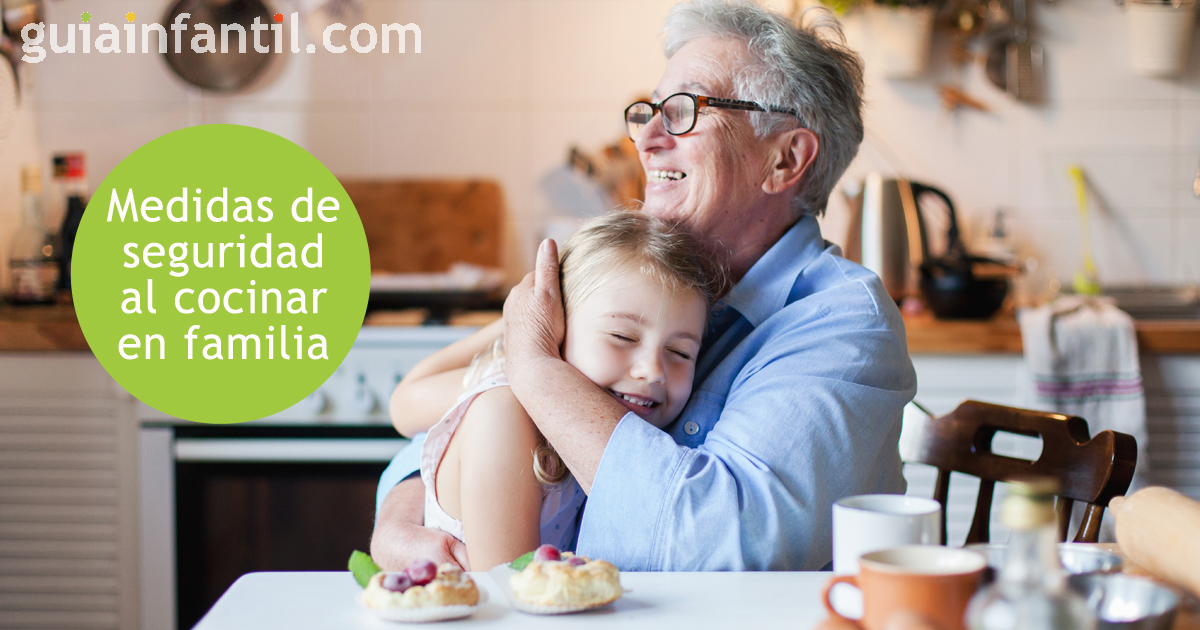 Medidas de seguridad al cocinar con niños