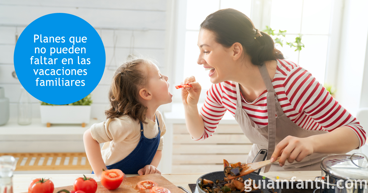 Deberes infantiles para verano fuera de los libros
