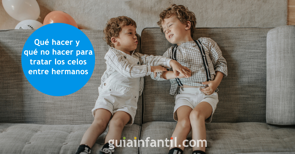tratar los celos entre hermanos