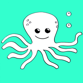 Cómo hacer, paso a paso, un dibujo de un pulpo