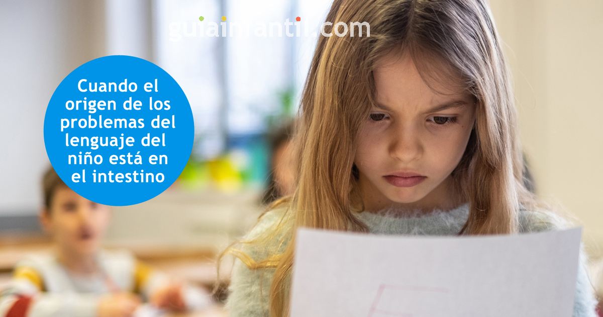 retraso en el lenguaje y problemas de estómago