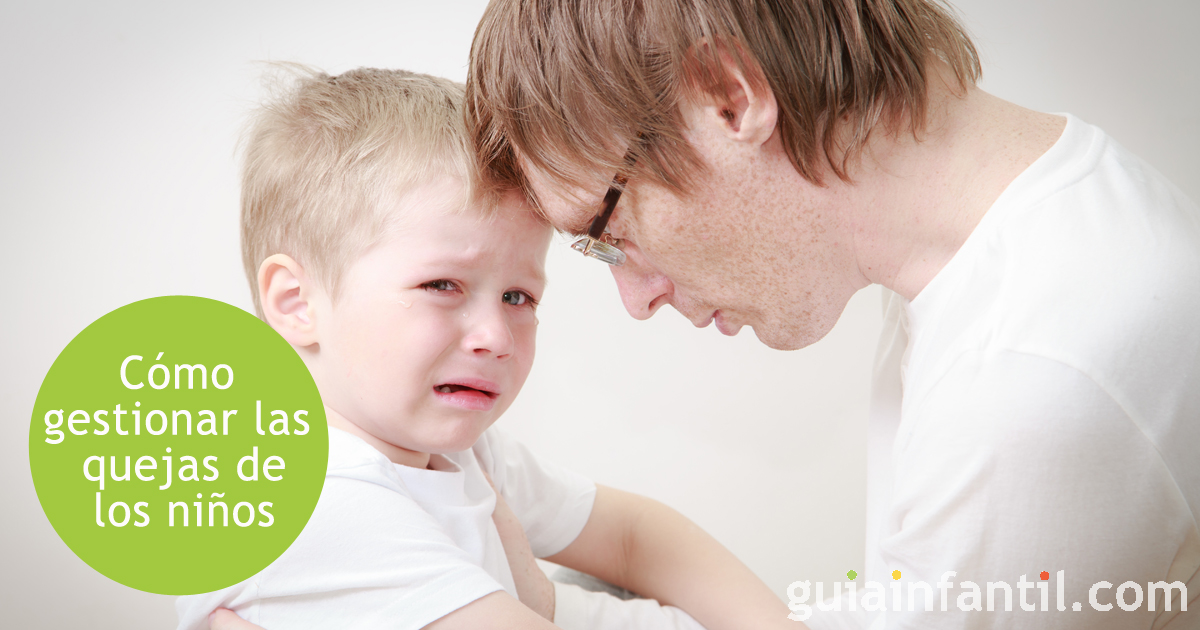 Gestionar las quejas de los niños