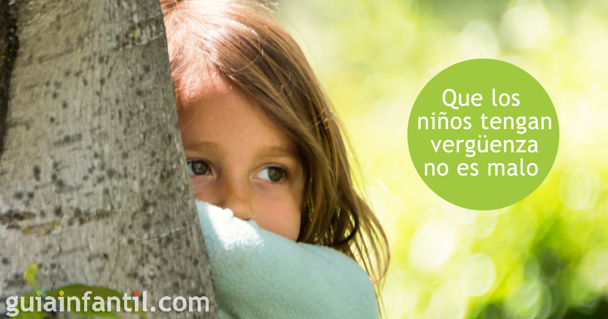La vergüenza de los niños no es mala