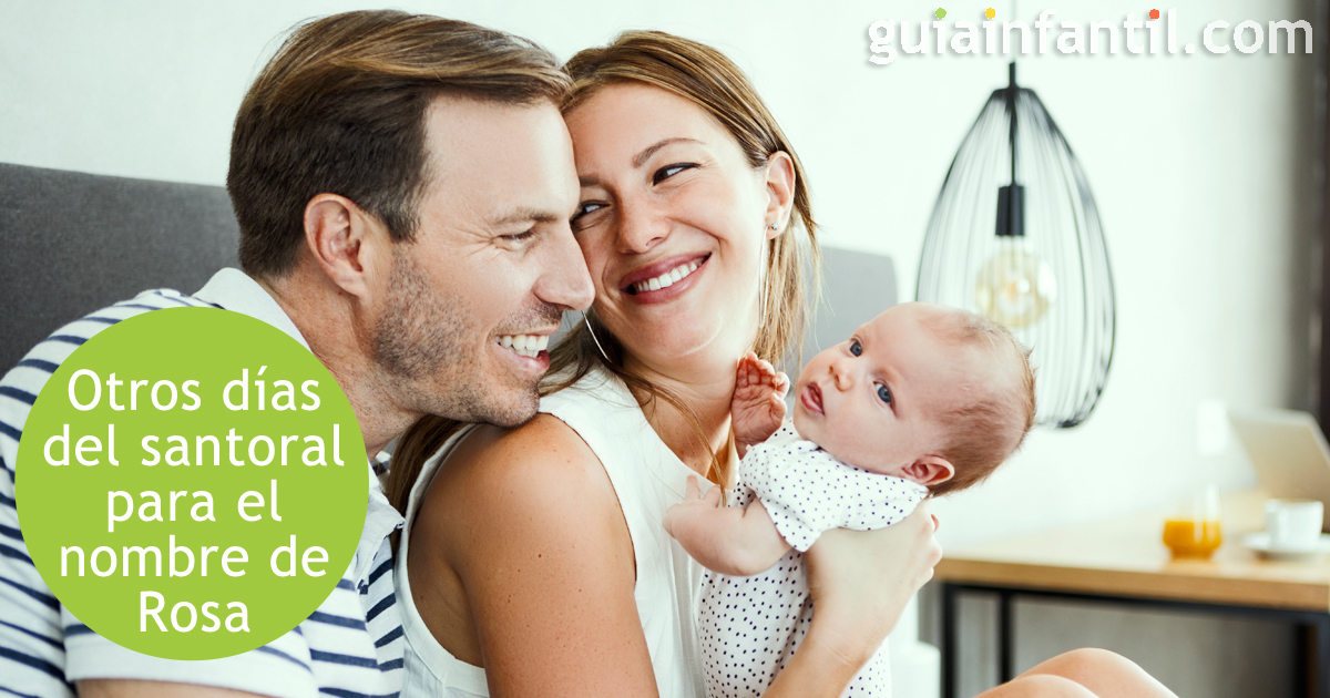 Fechas del santoral del nombre de Rosa