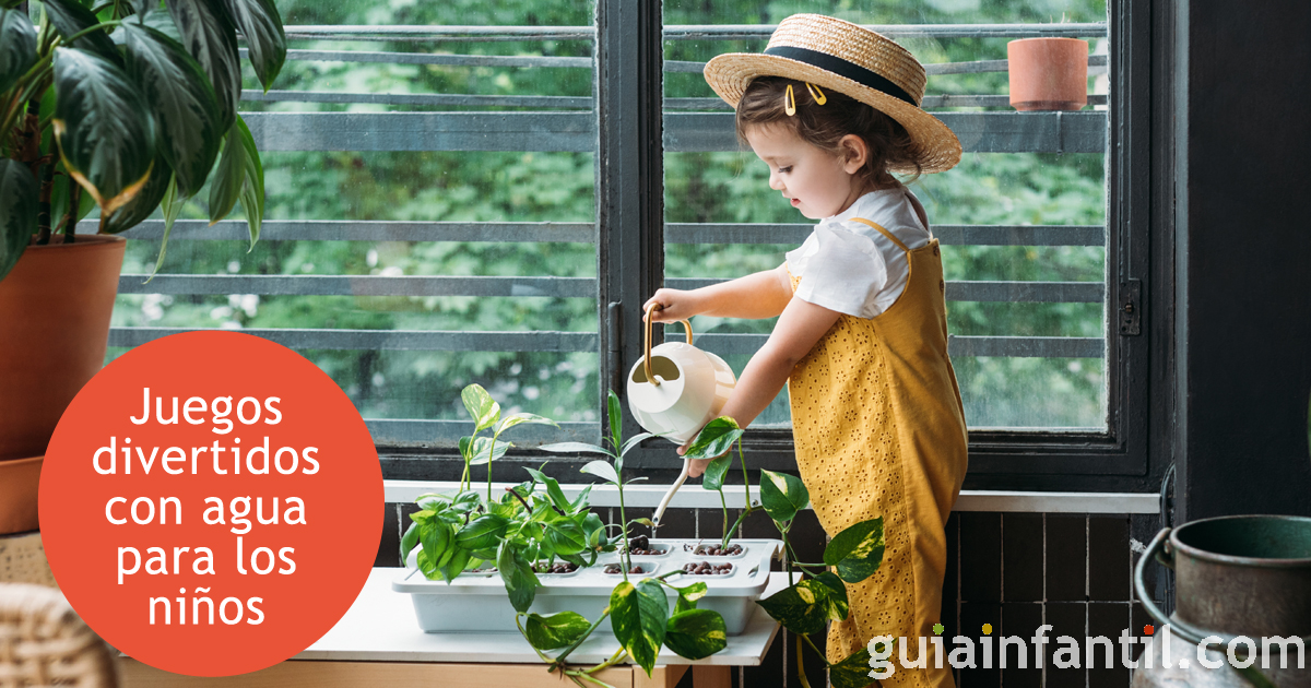 Juegos divertidos con agua para los niños