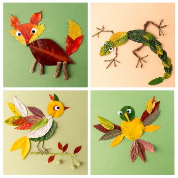 Manualidades de otoño para los niños muy fáciles y sencillas de hacer