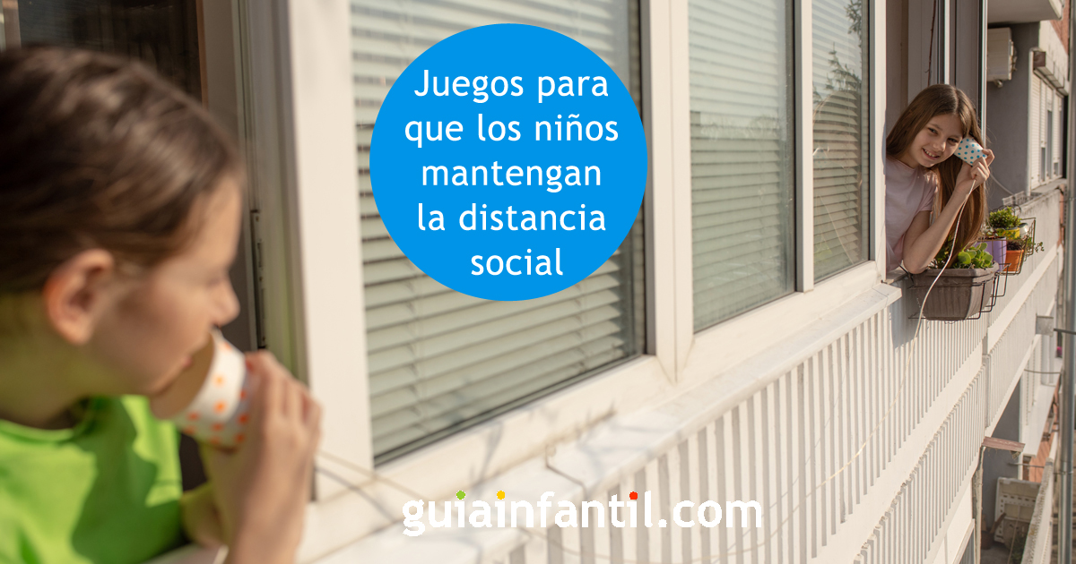 Trucos para que los niños mantengan la distancia social