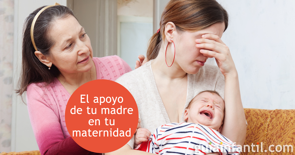Apoyo de la madre a tu maternidad