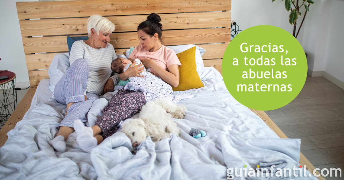 La abuela materna para la madre