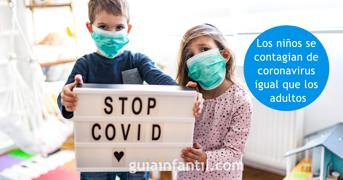 los niños y la covid 19