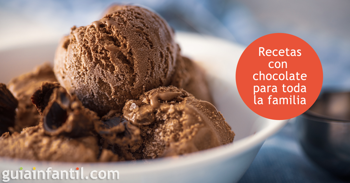 Ideas de recetas con chocolate para los niños