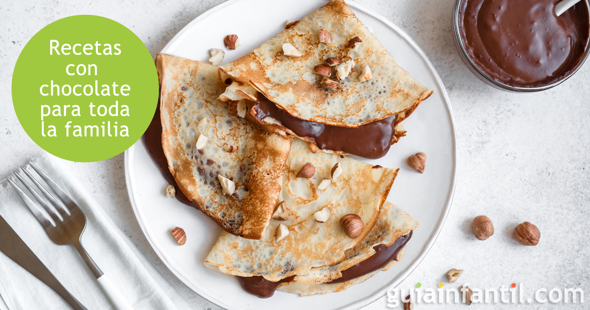 Recetas con chocolate para los niños