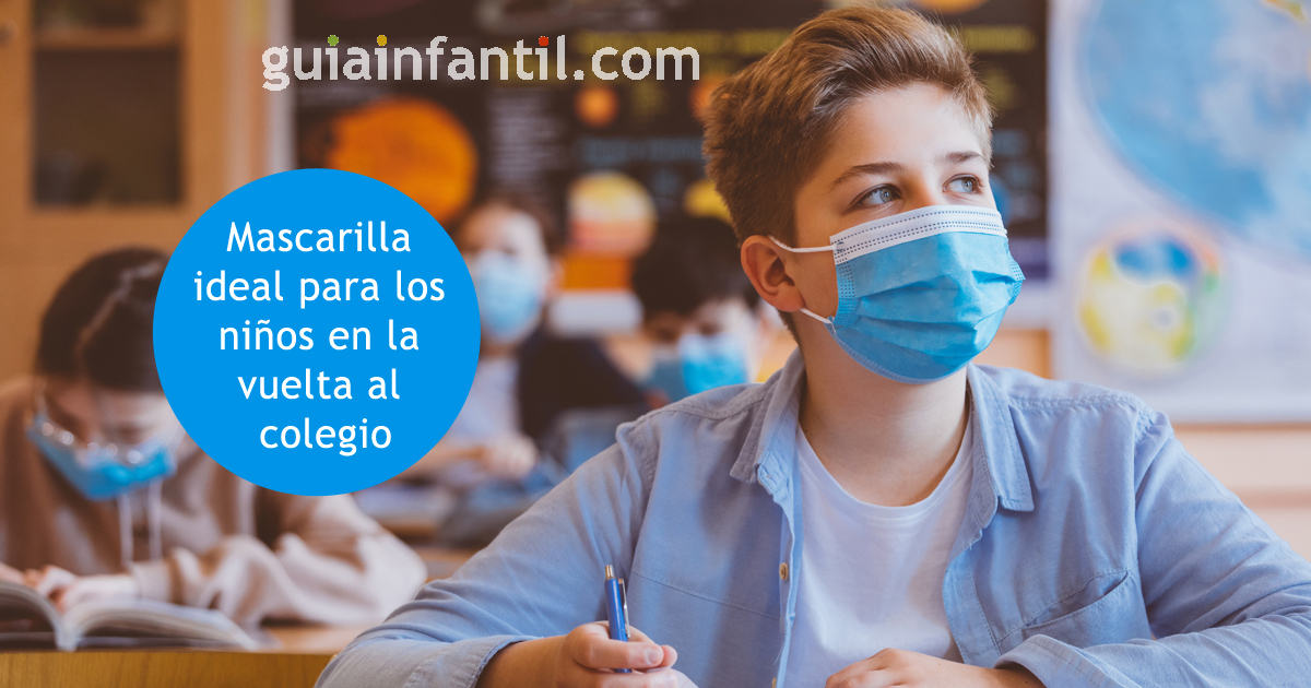 mascarilla para el colegio