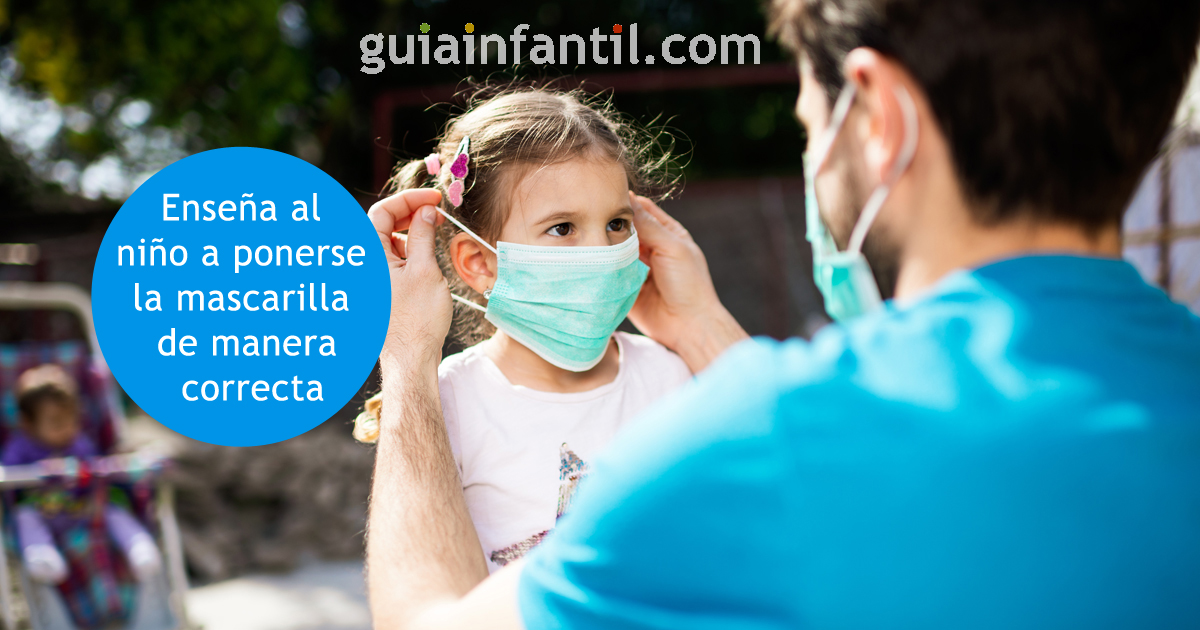 ponerse la mascarilla de forma correcta