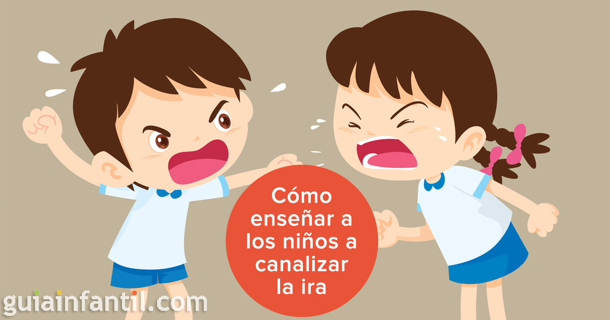 Enseñar a tus hijos a canalizar la ira