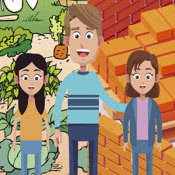 El padre y las dos hijas. Fábula de Esopo para niños