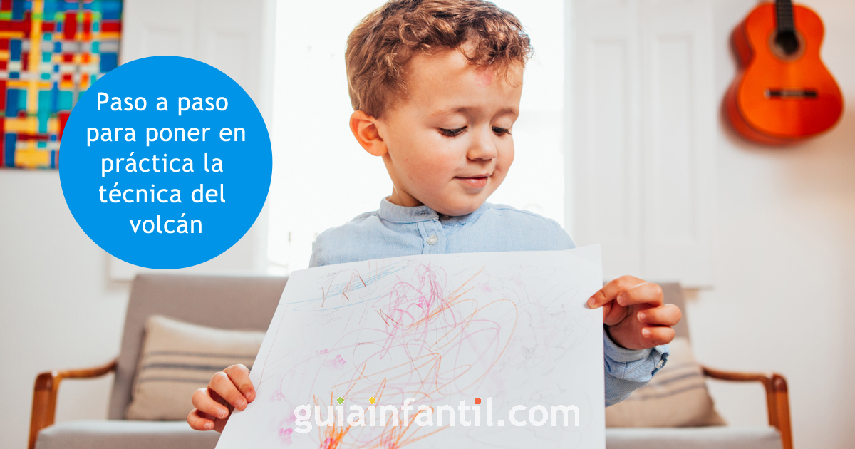 paso a paso para la técnica del volcán