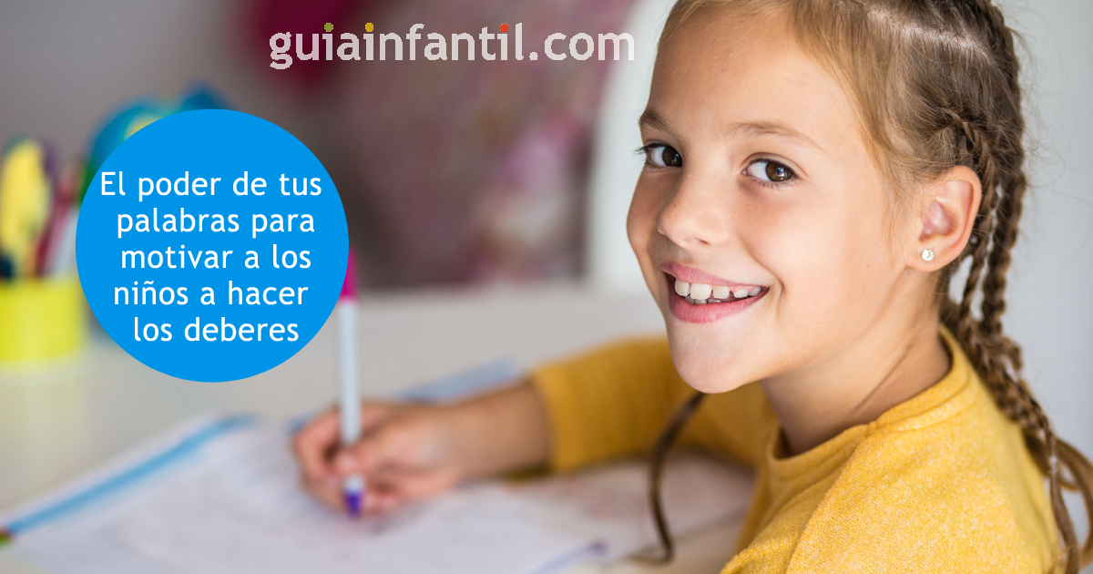 cómo motivar al niño a hacer los deberes