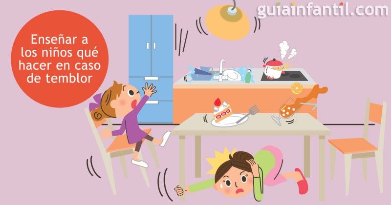 Cuando hay un terremoto. Poema para niños sobre qué hacer en un sismo