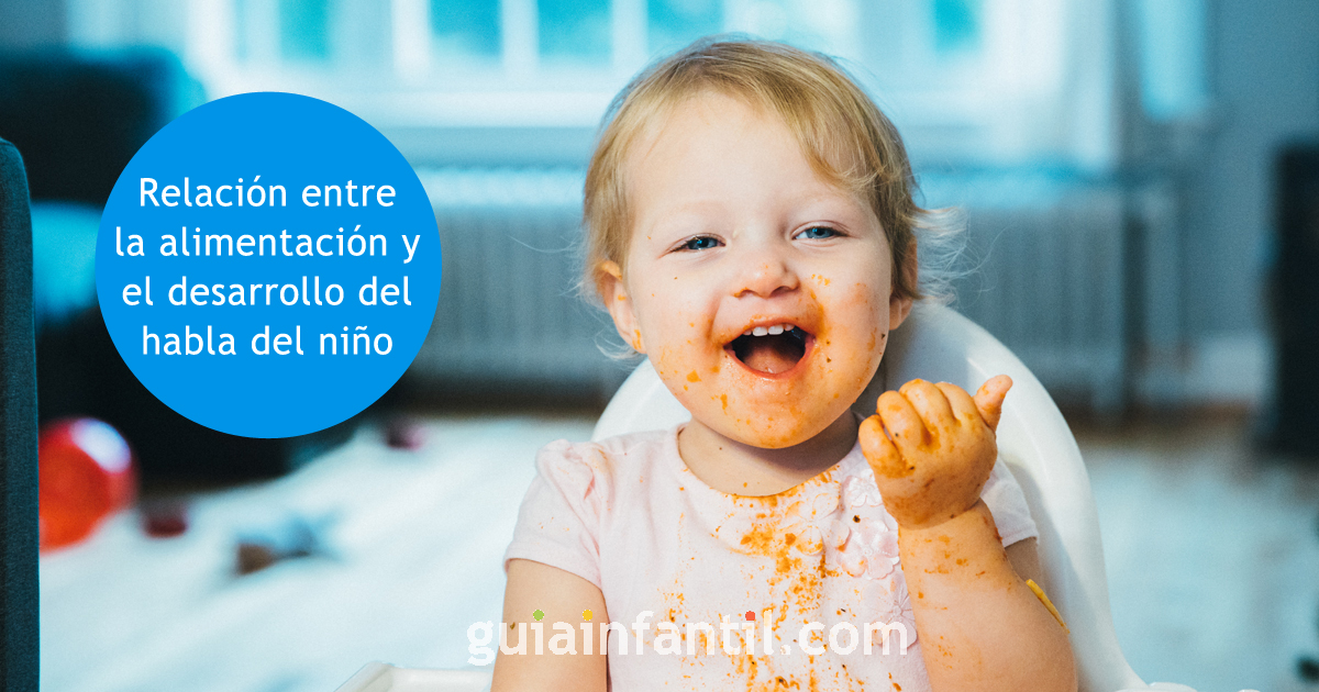 alimentación y desarrollo del habla del niño