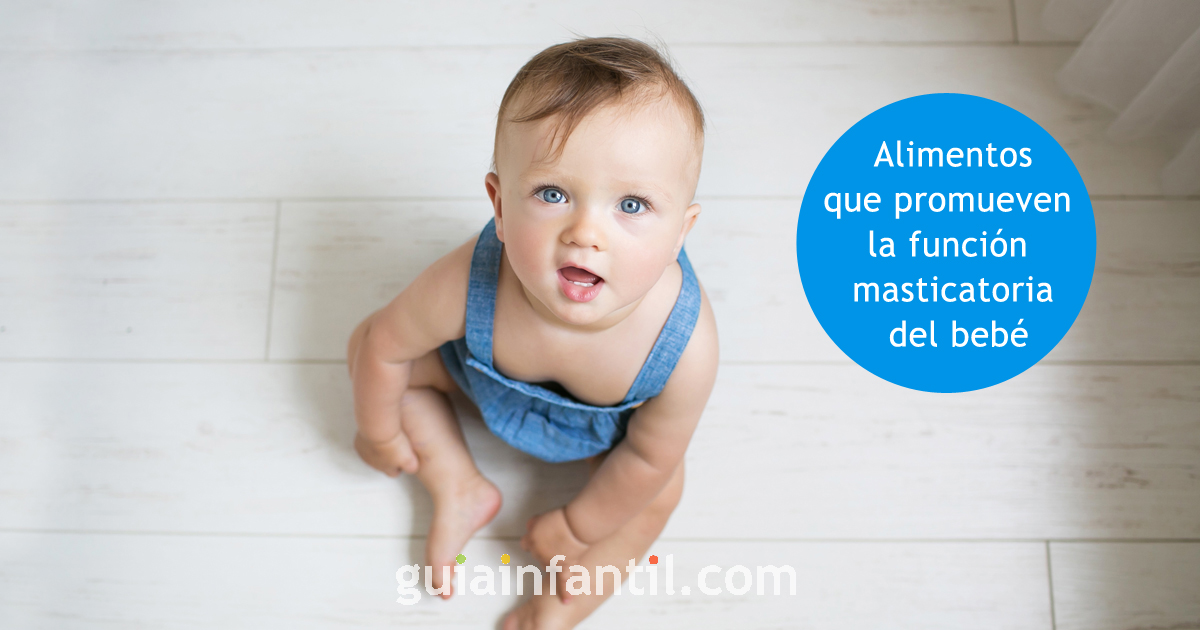 alimentos que favorecen la masticación de los bebés