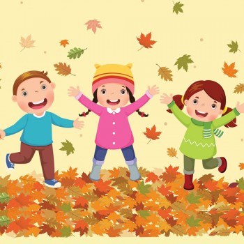 En el otoño. Bonito poema corto y actividades otoñales para niños