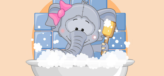 Bañar un elefante