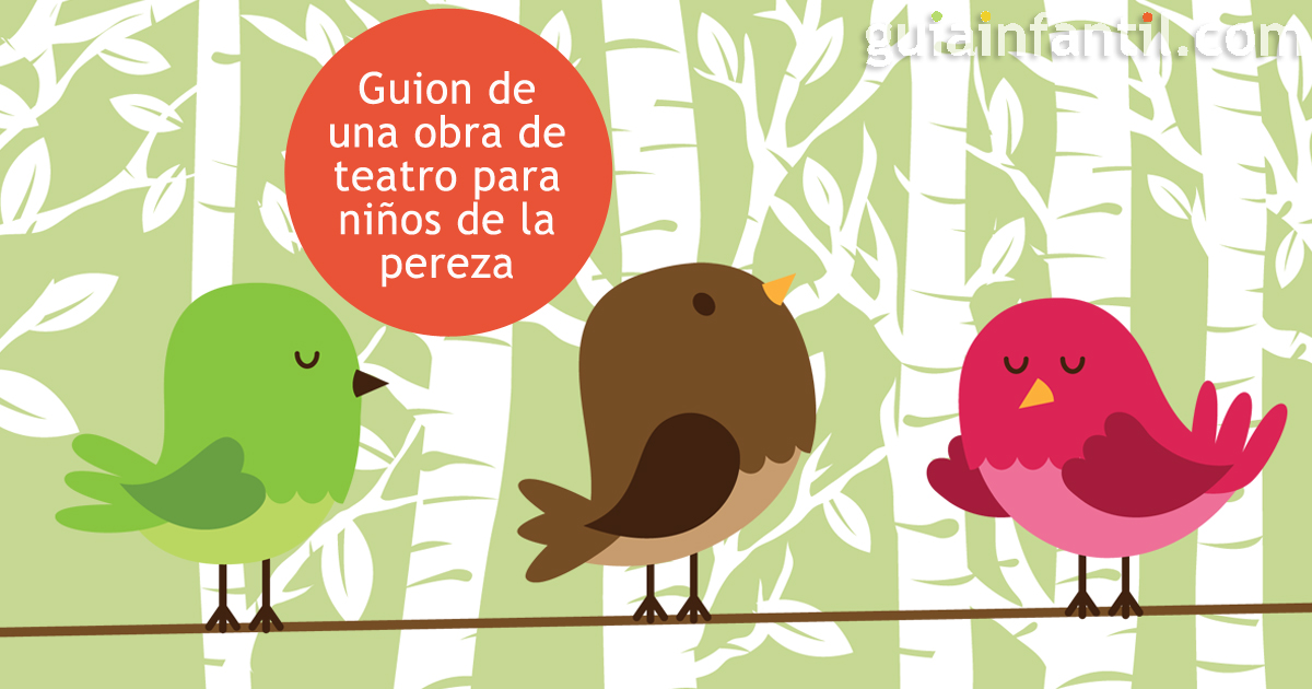Guion de una representación teatral para niños