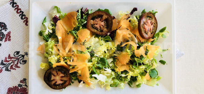 Ensalada de espaguetis. Paso 2