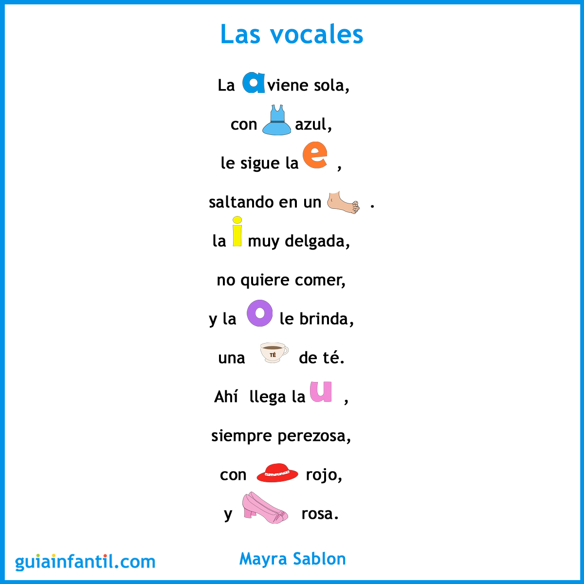 Poemas De Vocales | Images and Photos finder
