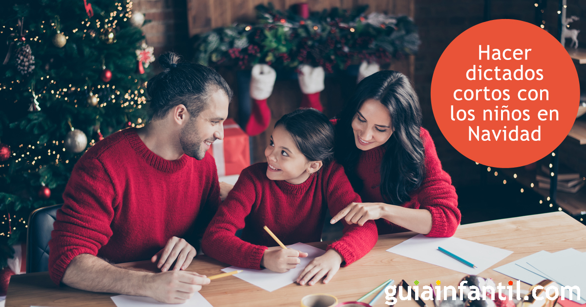 Dictados navideños de Papá Noel y los Reyes Magos