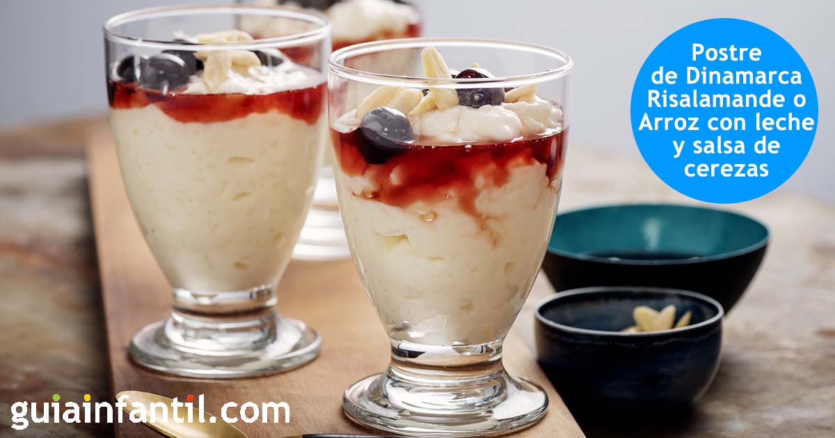 Receta de Risalamande- arroz con leche y almendras