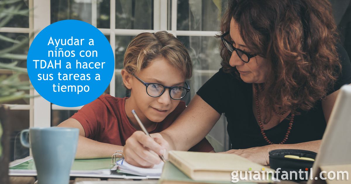 Ayudar a los niños con TDAH a hacer sus tareas a tiempo