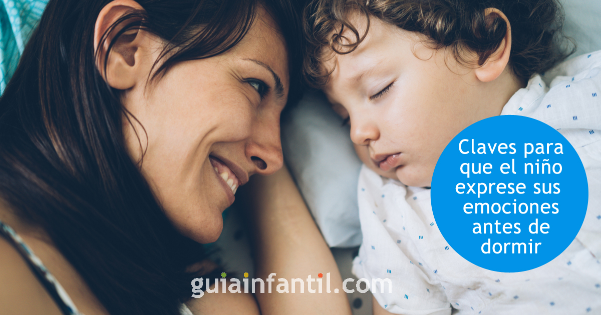 expresar las emociones antes de dormir