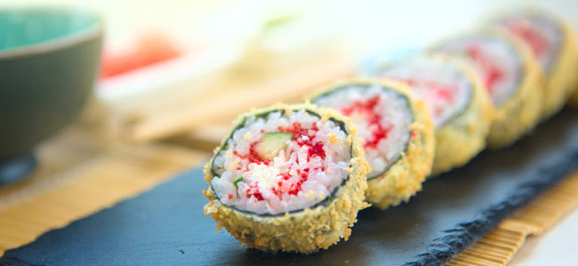 Sushi frito para toda la familia
