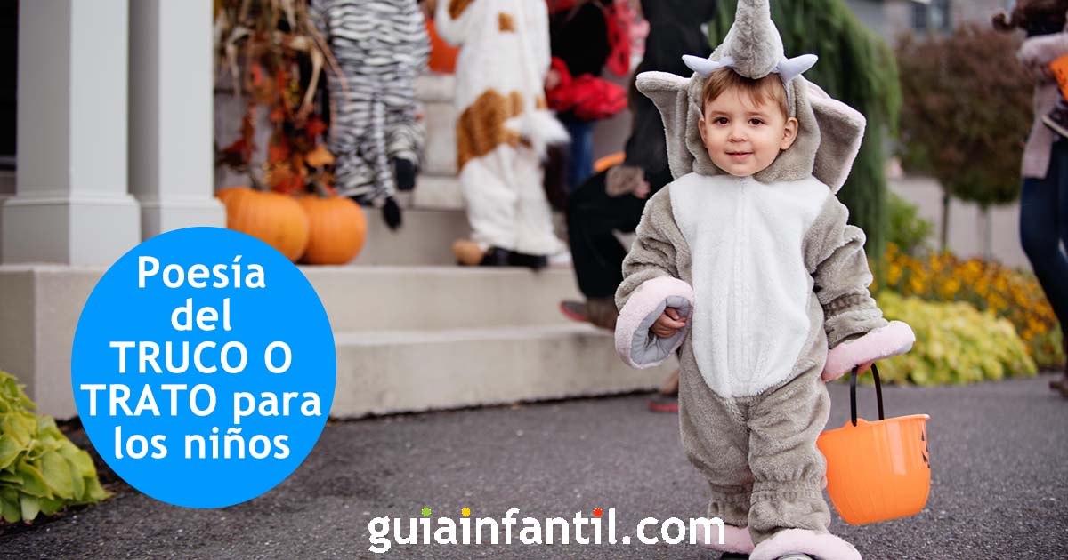 poesía del truco o trato para niños