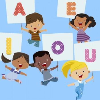 Cuento para aprender las letras. La fiesta de las vocales