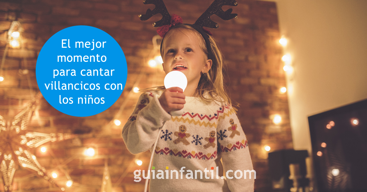 cuándo cantar villancicos con los niños