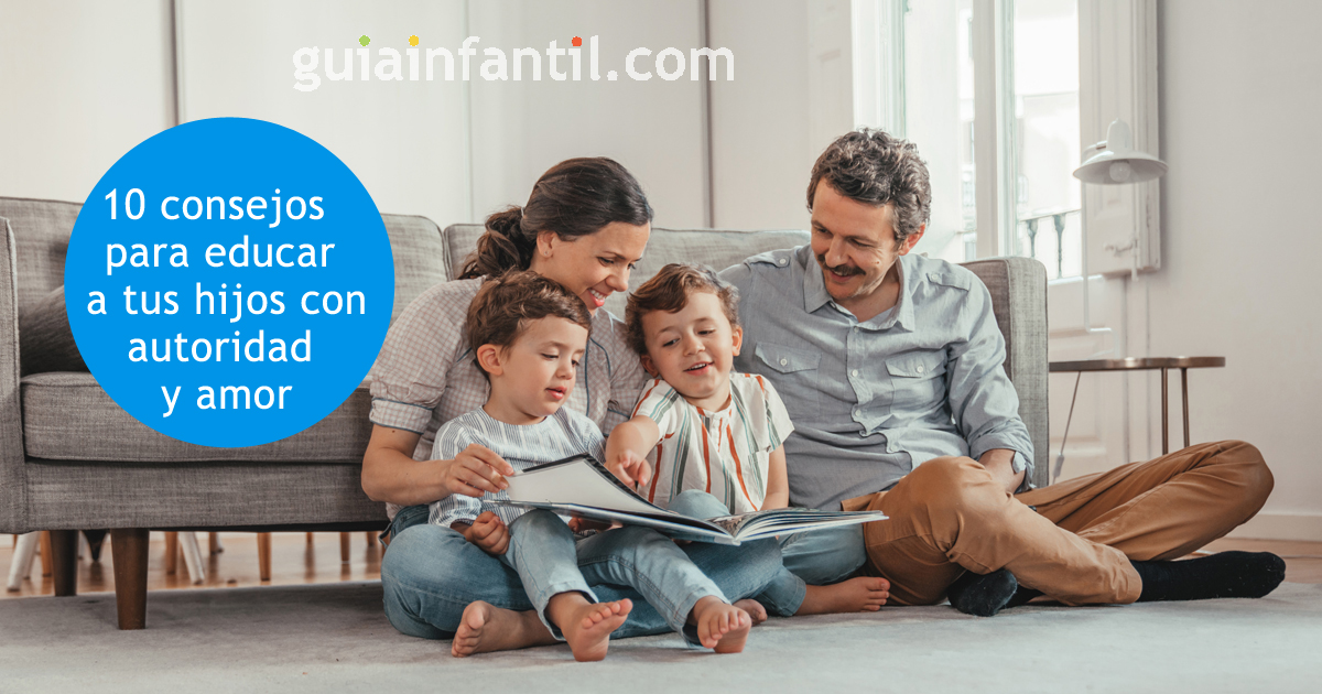educar a los niños con amor pero también con autoridad
