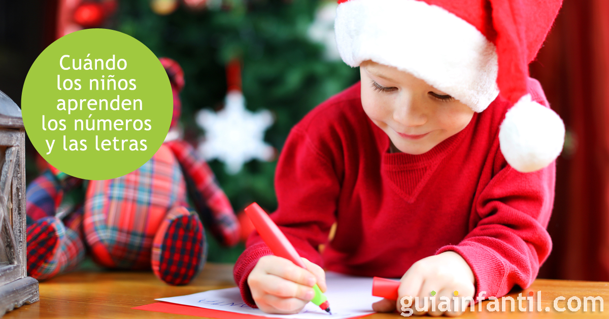 Enseñar las letras y los números a los niños