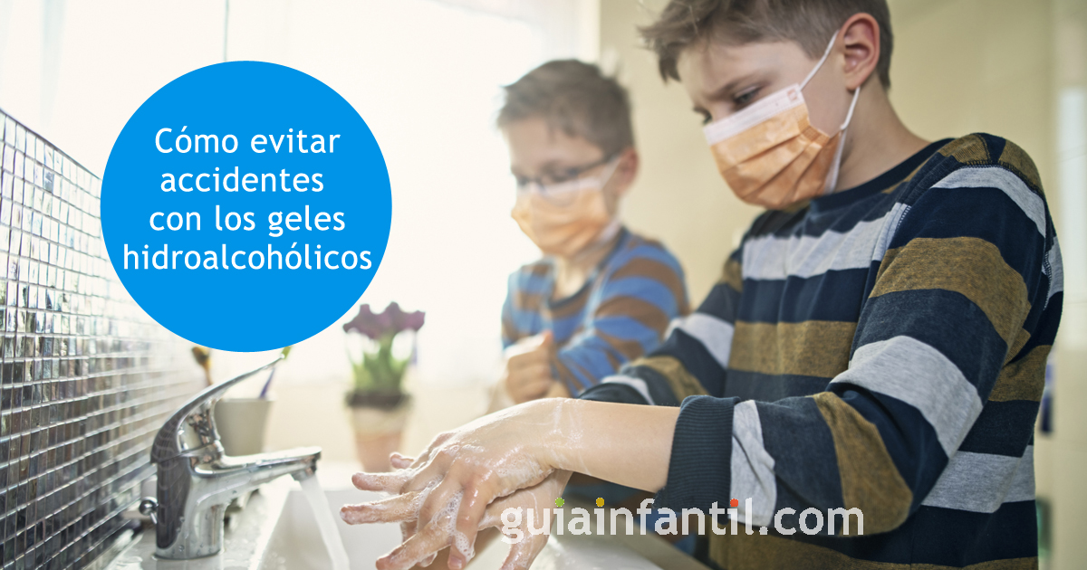 accidentes infantiles con los geles hidroalcohólicos