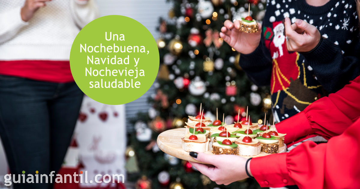 Canapés y aperitivos saludables en Navidad
