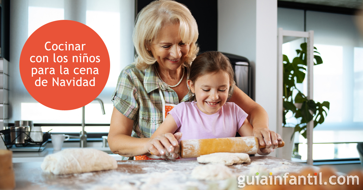 Cocinar con los niños en Navidad