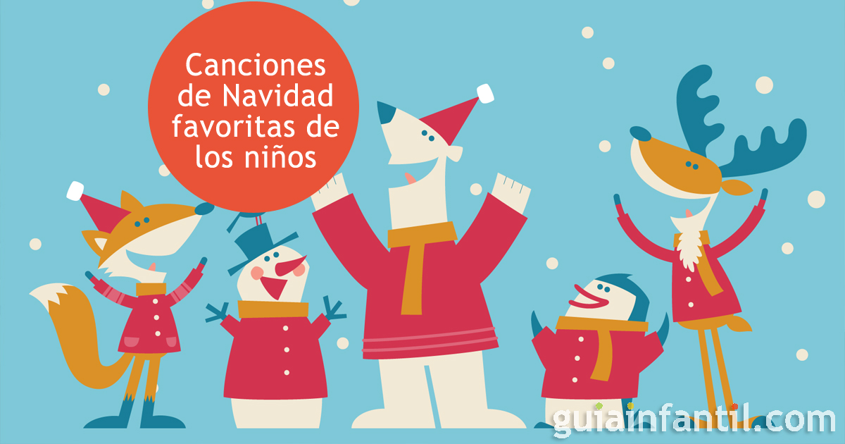 Las canciones navideñas populares para niños