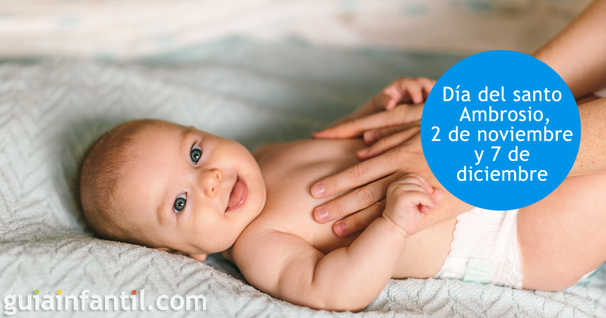 Santo de San Ambrosio el 2 de noviembre y 7 de diciembre